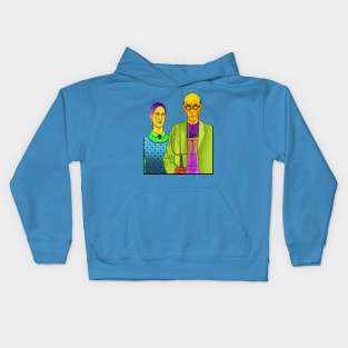 American Gothic - Groovy Style Kids Hoodie